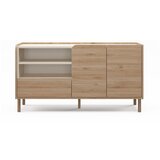 Marckeric Komoda u dekoru hrasta u prirodnoj boji 141x75,5x44 cm Monza – | shoptok.hr