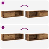 TV ormarići 2 kom staro drvo 100x31x25,5 cm konstruirano drvo | shoptok.hr