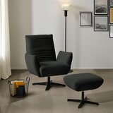 Dieter Knoll FOTELJ, antracit tekstil | Shoptok.si