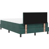 vidaXL Postelja s pomičnim dnom in vzmetnico Temno zelena 120x200 cm Žamet, (22051606) | Shoptok.si