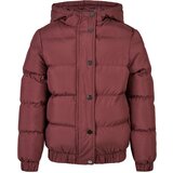 Urban Classics Girls' Puffer jacket with hood cherry | Shoptok.si