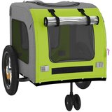 vidaXL zeleni kolica za pse Poliester, Čelik 124 x 53 x 53 cm Sklopivo | shoptok.hr