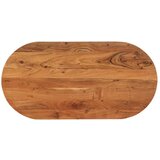 vidaXL Mizna plošča 100x50x2,5 cm ovalna trdna bukovina, (21008243) Cene