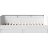  Dnevni krevet s ladicama bez madraca bijeli 75x190 cm | shoptok.hr
