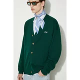 Drôle de Monsieur Vuneni pulover Le Cardigan Drôle za muškarce, boja: zelena, PERM-CA123-WO007-DGN
