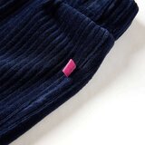 vidaXL Otroške hlače žamet mornarsko modra 92 | Shoptok.si