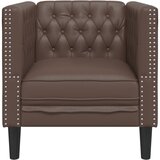  Fotelja Chesterfield smeđa umjetna koža | Eponuda.com
