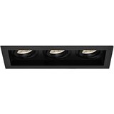 Braytron GU10 Ugradna Rozetna Kvadratna Trostruka Crna/Crna BH03-05041 | Eponuda.com
