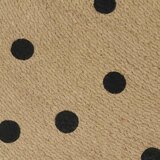  Ručno rađeni tepih od jute s uzorkom točkica 90 cm | shoptok.hr