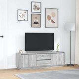 TV ormarić s LED svjetlima boja hrasta 160,5x41x50 cm | Eponuda.com
