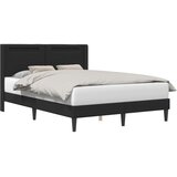  Krevetna konstrukcija Crna 160 x 200 cm Umjetna koža | shoptok.hr