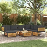 vidaXL 8-dijelna set vrtnih sofa s jastucima masivno bagremovo drvo Cijene