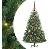  Umjetno božićno drvce s nogom Zelena 120 cm PVC i metal | shoptok.hr