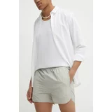 Hugo Kratke hlače moške, siva barva, 50511160