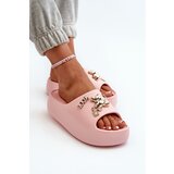 Boto Women's Lightweight Foam Slides with Pink Decorations Orchia | ePonuda.com