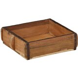  2-delni set pladnjev iz obnovljenega trdnega lesa | Shoptok.si