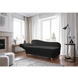 Miuform Antracitno siv ležalnik iz rebrastega žameta (levi kot) Chic Charlotte – | Shoptok.si