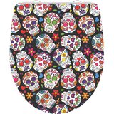 SCHÜTTE Deska za WC školjko sijaj s počasnim zapiranjem CRAZY SKULL, (20764656) | Shoptok.si