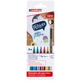  Brush flomasteri E-1340, 1-6 mm metalik set 1/6 Edding sortirano Cene