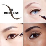 Dior Diorshow On Stage Liner tekući eyelineri u olovci vodootporno nijansa 781 Matte Brown 0,55 ml | shoptok.hr