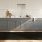 vidaXL Preproga pravokotna črna 100x1000 cm bambus | Shoptok.si