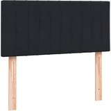 Box spring krevet s madracem crni 80 x 220 cm baršunasti | shoptok.hr