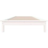  Posteljni okvir bel 90x190 cm trdna borovina, (20685140) | Shoptok.si