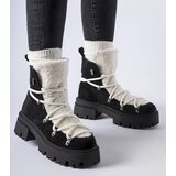 Gemre Black workers with decorative tongue Perugia | Shoptok.si