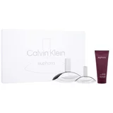 Calvin Klein Euphoria SET3 Set parfemska voda 100 ml + parfemska voda 30 ml + losion za tijelo 100 ml za ženske