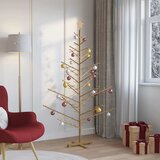  Drveno božićno drvce Smeđa 180 cm Masivno borovo drvo | shoptok.hr