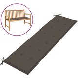 vidaXL jastuk za vrtnu klupu smeđe-sivi 180 x 50 x 3 cm Cijene