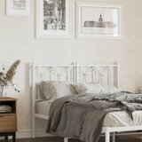 The Living Store kovinsko vzglavje belo 120 cm - posteljno vzglavje, (21418660) Cene
