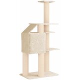  Mačje drvo s sisalnim postoljima za grebanje Krem 183 cm | shoptok.hr