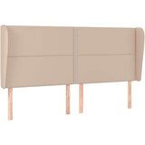  Uzglavlje s ušima boja cappuccina 183x23x118/128cm umjetna koža | shoptok.hr