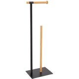 Tendance SAMOSTOJEĆI DRŽAČ TOALETNOG PAPIRA METAL/BAMBUS, CRNI Cijene