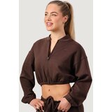 GymBeam Women‘s NEO Zip-Up Sweatshirt Mocha XS | Eponuda.ba