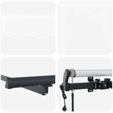  Skrovita tenda Bijelo 400 × 300 cm Tkanina i Aluminij | shoptok.hr