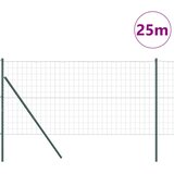 Euro Ograđivanje Ukop 25 x 1 m Čelik premazan PVC-om Zelena | shoptok.hr