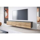 XXXL Nizka Omarica Vera, Antracit, Barva Kostanja, Z Osvetlitvijo | Shoptok.si