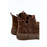 Big Star Suede Low Women's Ankle Boots On Platform | Shoptok.si