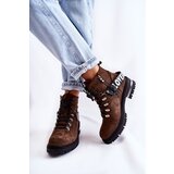 Boto Suede Warm Boots With A Belt Dark Brown Aurelio | Eponuda.ba