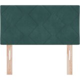 vidaXL Vzglavje Diamantni Bloki Oblikovanje Temno Zeleno 80 cm Žamet, (22008470) | Shoptok.si
