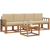  Set vanjskih sofa 5 kom. Prirodna i bež | shoptok.hr