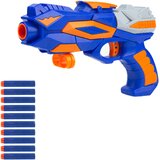 Pištolj za igro s meto za gađanje Darts - modro/oranžno | Shoptok.si