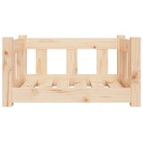  Krevet za pse 55,5 x 45,5 x 28 cm od masivne borovine | shoptok.hr