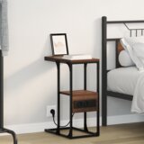 vidaXL Noćni ormar Smeđi hrast 41.5 x 26 x 60.5 cm Konstruirano drvo Cijene