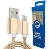 X Wave USB 2.0 na Micro USB kabl 1,2 m, 2 A, zlatni Cene
