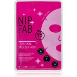 NIP+FAB Salicylic Fix maska iz platna za obraz 10 g