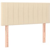  s oprugama i madracem LED krem 120 x 190 cm od tkanine | shoptok.hr