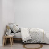 Douceur d intérieur Bež bombažna posteljnina za zakonsko posteljo/podaljšana z rjuho/6-delna 240x220 cm Raoni – | Shoptok.si